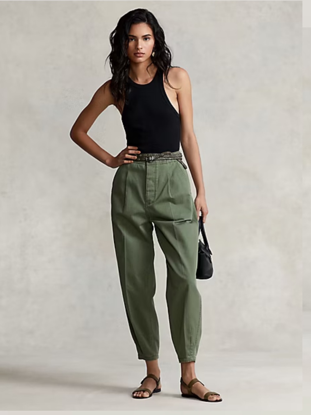 Polo Ralph Lauren Olive Tapered Pants - Picture 9 of 13